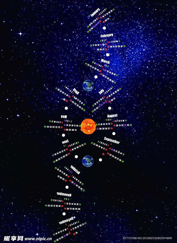 宇宙背景年歷