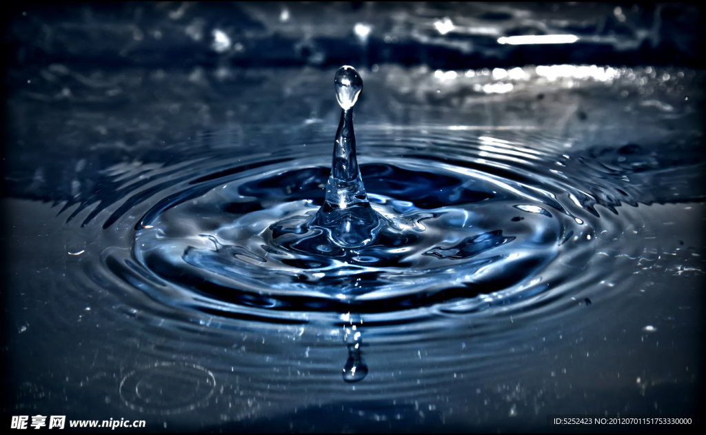 水滴水花