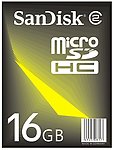 SanDisk MiniSD HC 标识