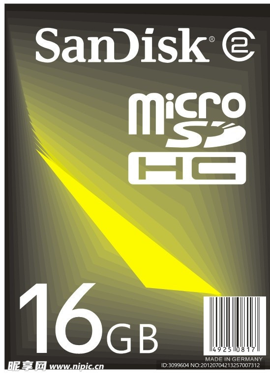 SanDisk MiniSD HC 标识
