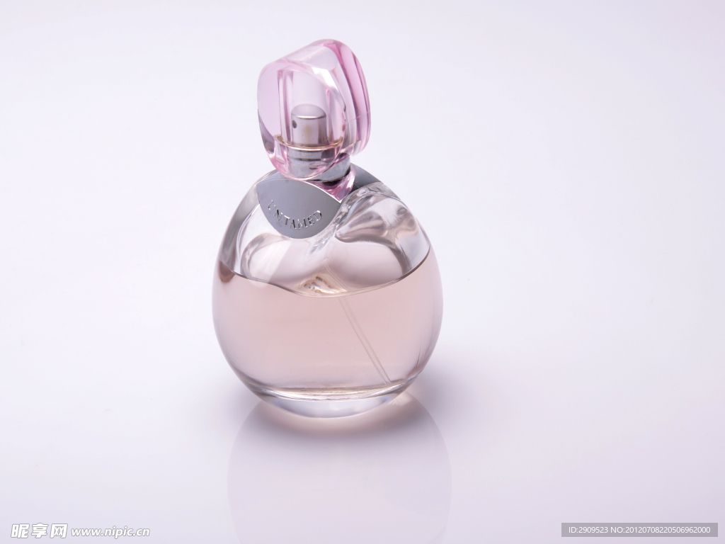 圆形琥珀色香水玻璃瓶