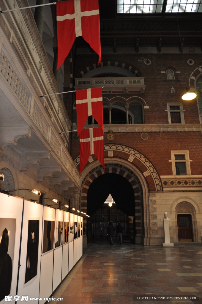 Copenhagen 哥本哈根的市政厅展厅