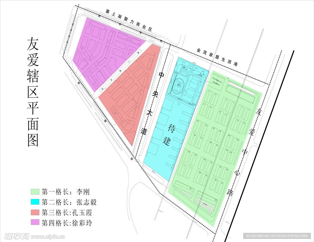 银川市友爱社区平面图