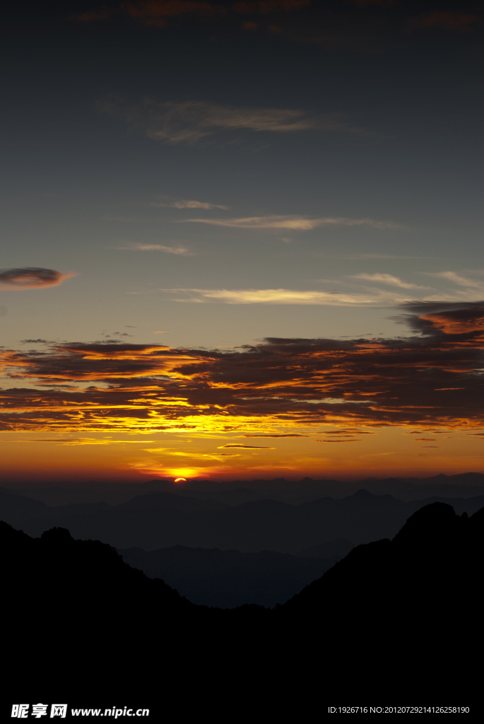 黃山 日出