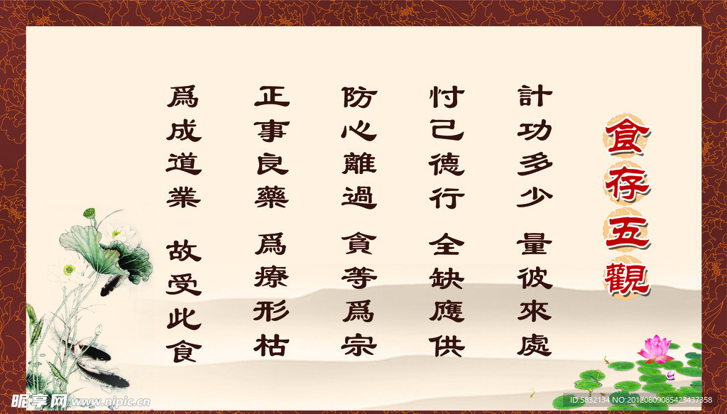 五觀行