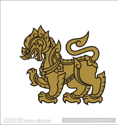 胜狮啤酒标志