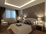 现代欧式卧室设计效果图