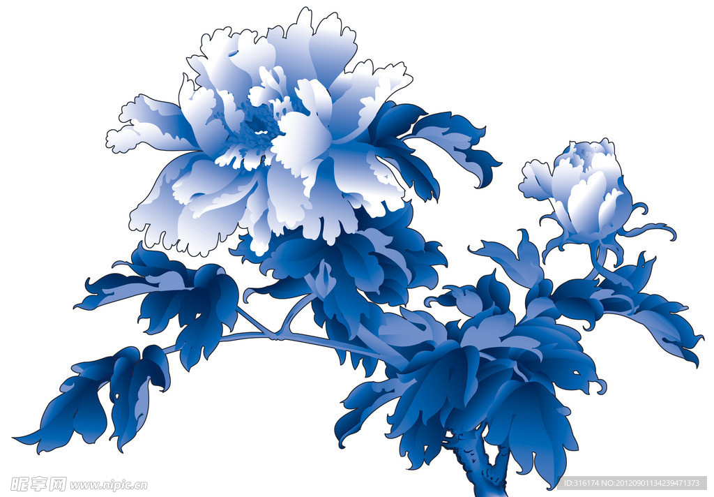 青花瓷素材