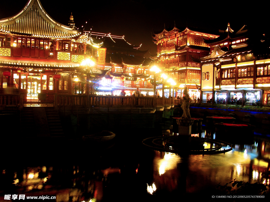上海老城隍庙夜景