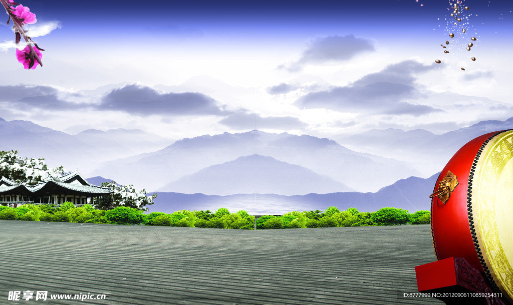 水墨風(fēng)景畫