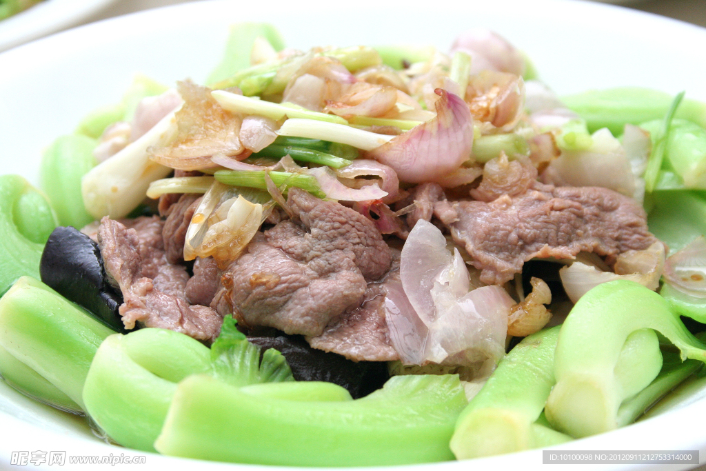健康素菜撈鵝肉