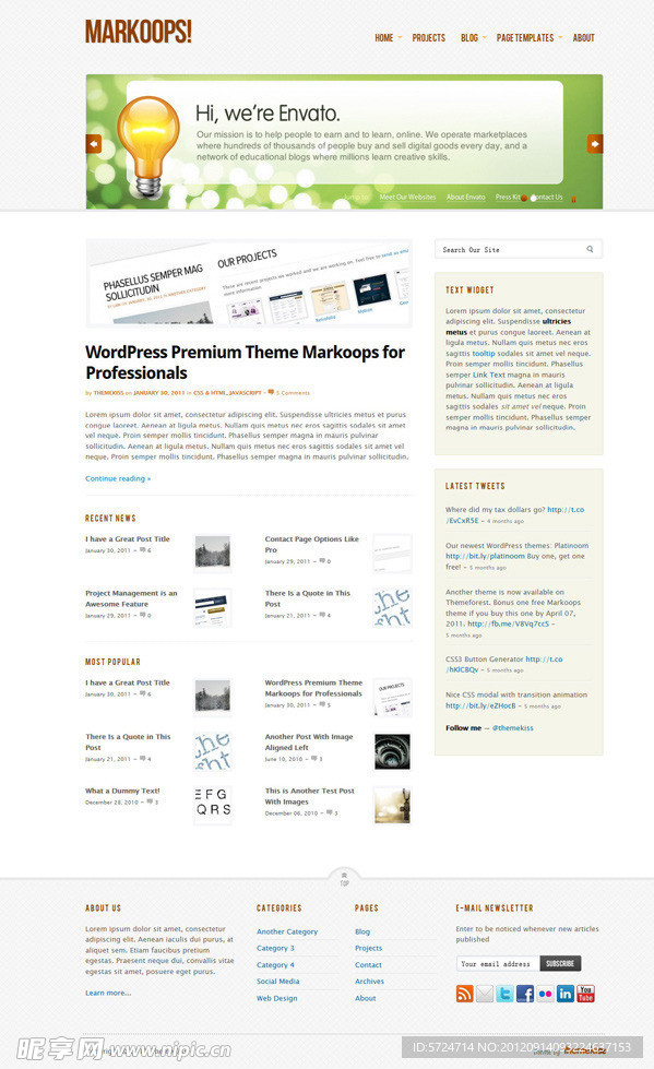 wordpress企業(yè)模板