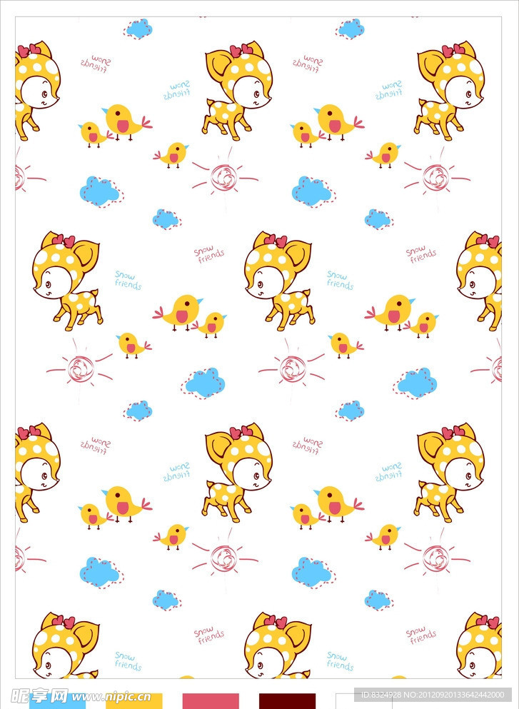 童裝整布印花