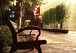 运河历史文化街区 休息椅