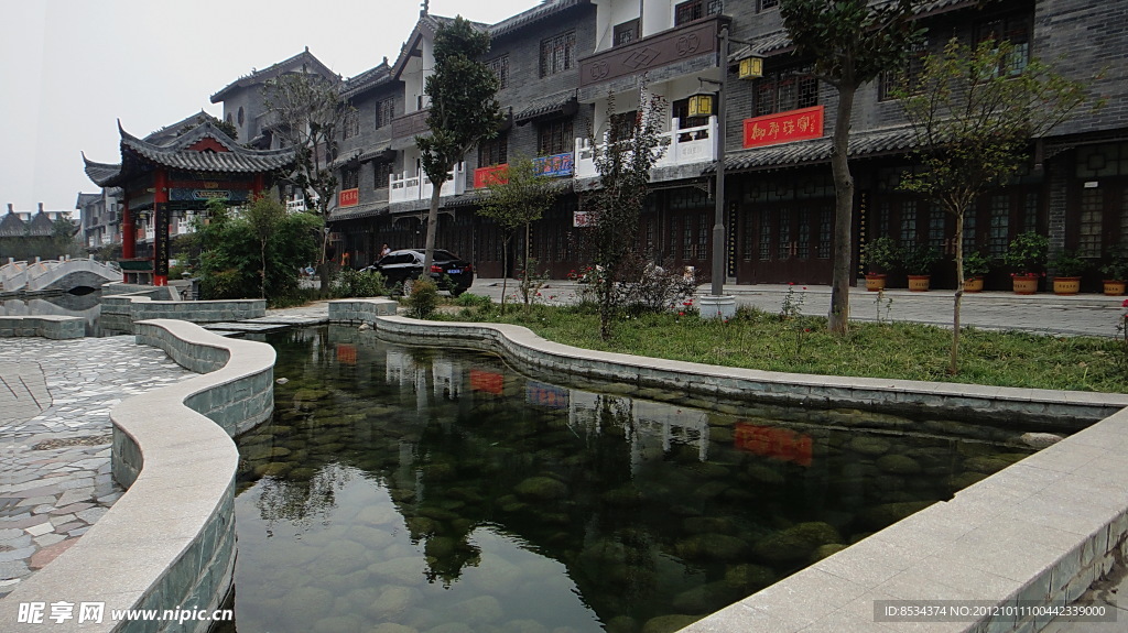 玉城的城河
