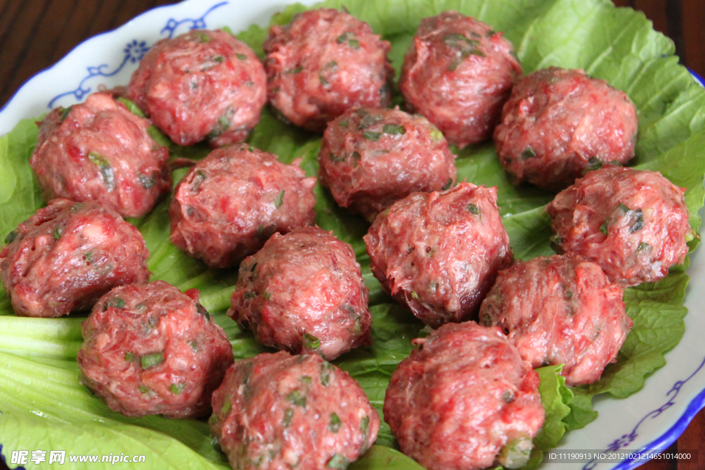 手打牛肉丸