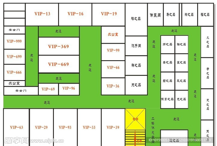 二樓示意圖