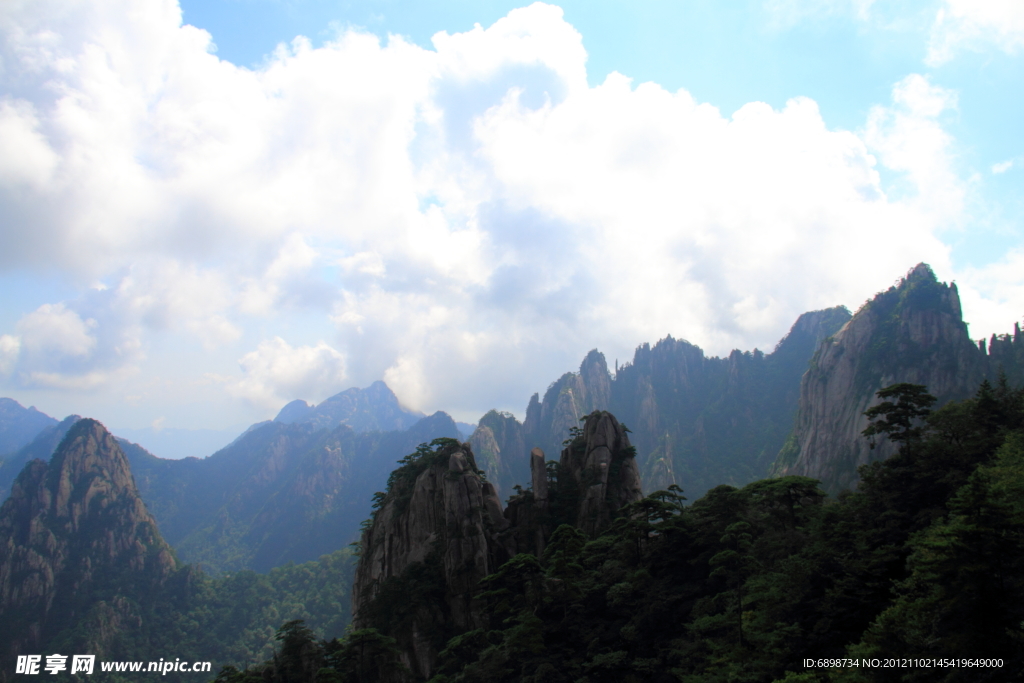 黃山群山