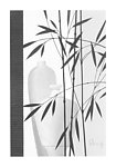 黑白中国画水墨竹子