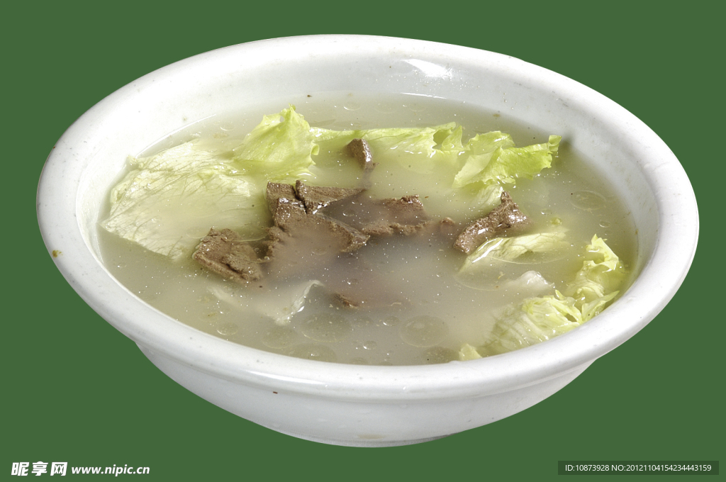時菜豬肝湯