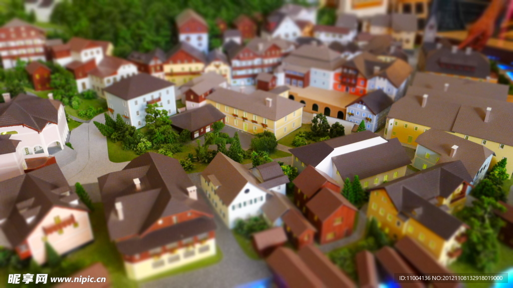 欧洲小镇模型