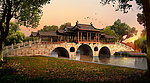 中国古典拱桥建筑效果图
