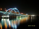 杭州市复兴大桥夜景