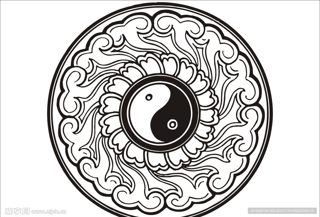 八卦圖案