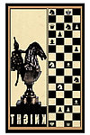 时尚国际象棋棋盘装饰画无框画