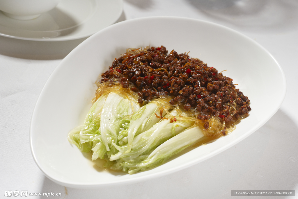 肉沫粉絲娃娃菜
