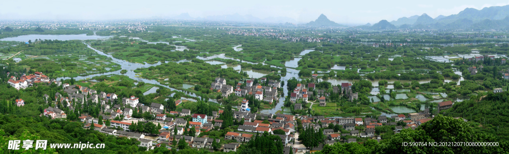 德清下渚湖全景