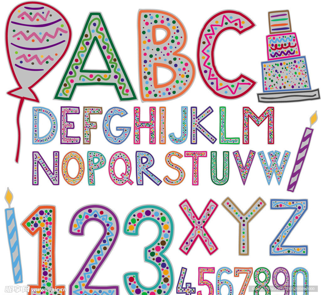 字母与数字设计