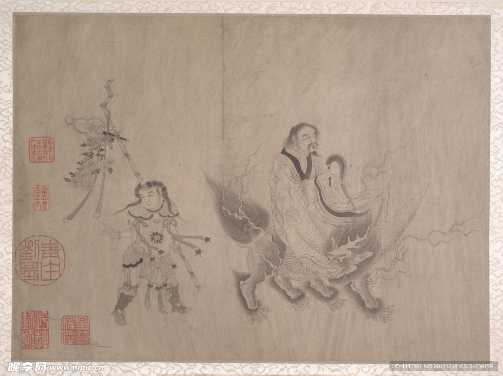 李公麟 法海靈山圖