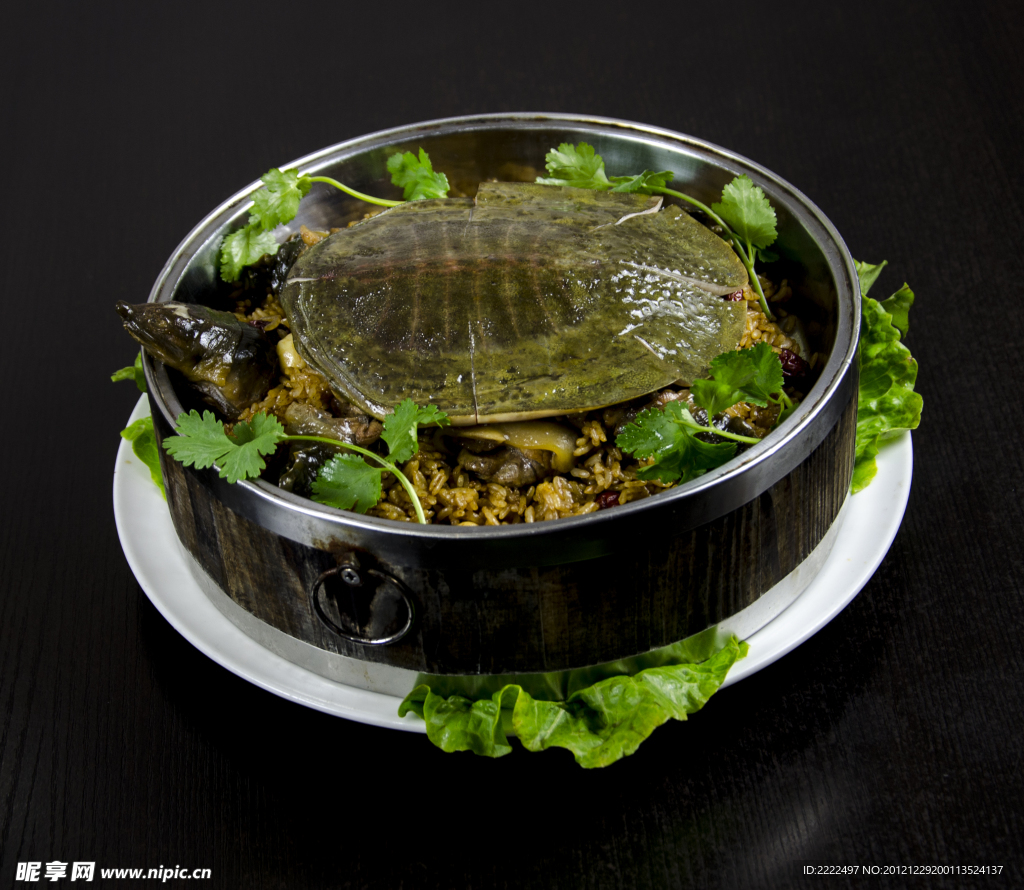 香糯米蒸甲魚