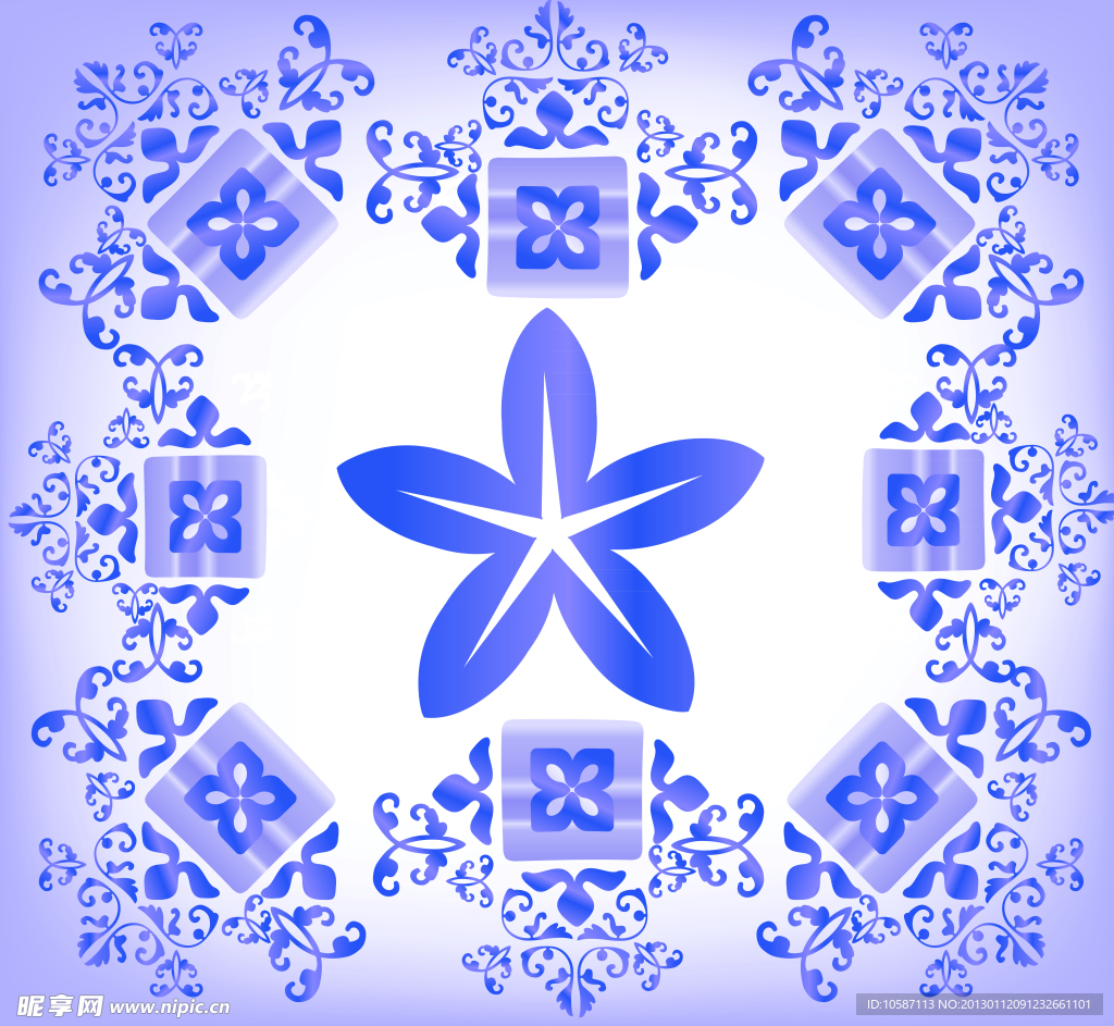 紫色花背景