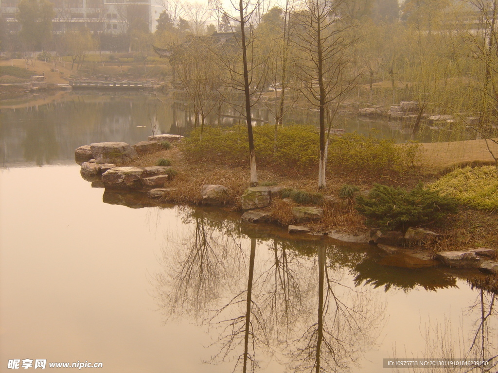 公園河邊