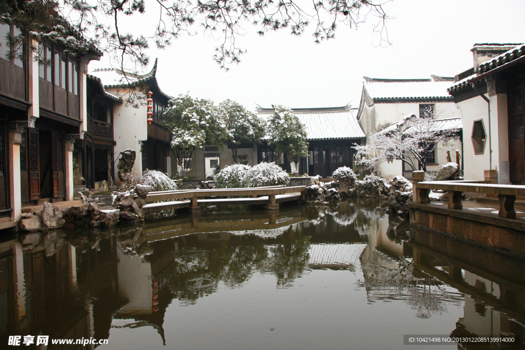 同里雪景