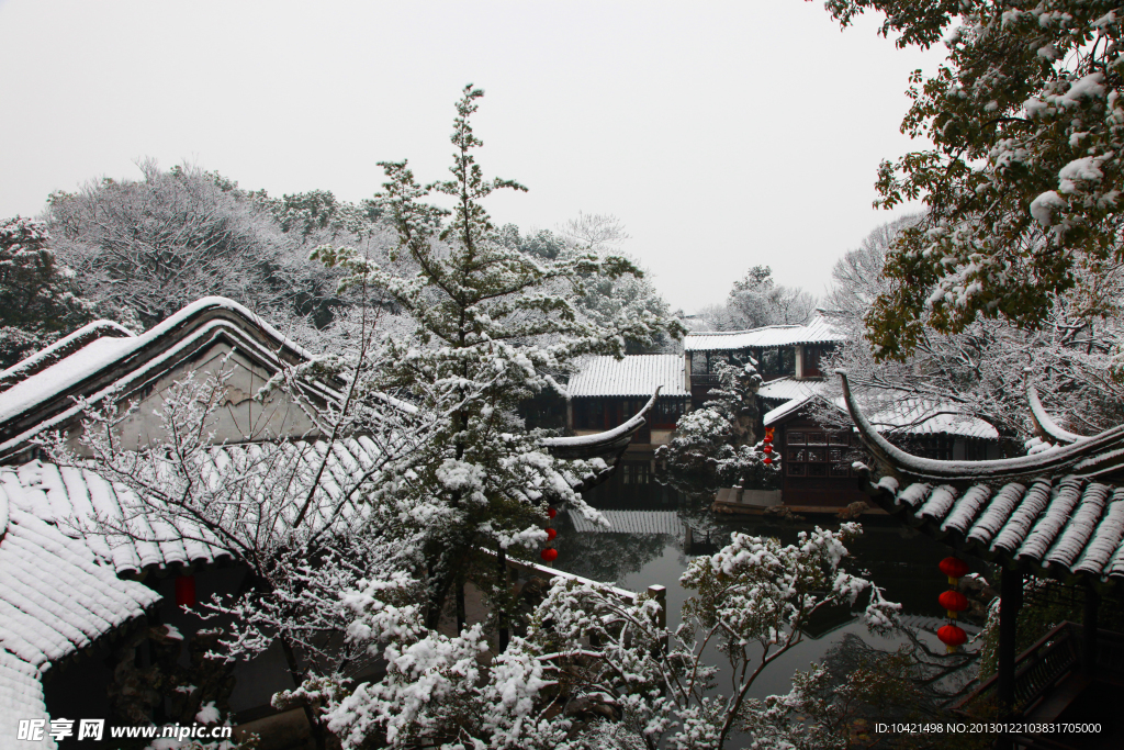 同里雪景