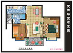 三房两厅布置方案图（附CAD图档）