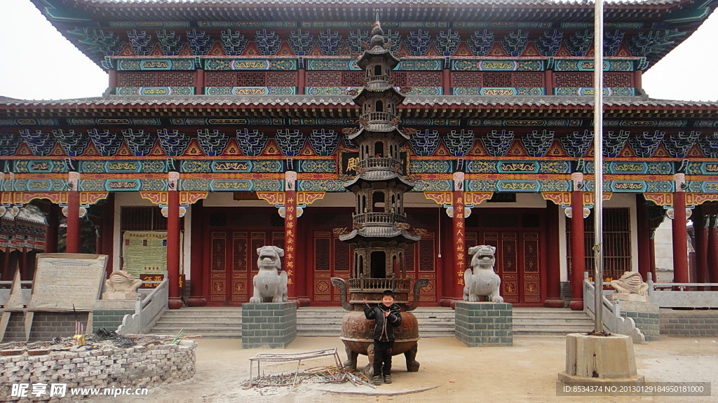 古剎正殿