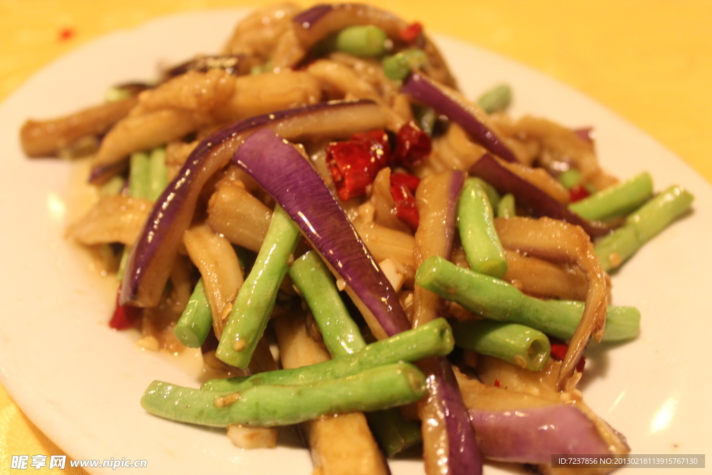 茄子豆角
