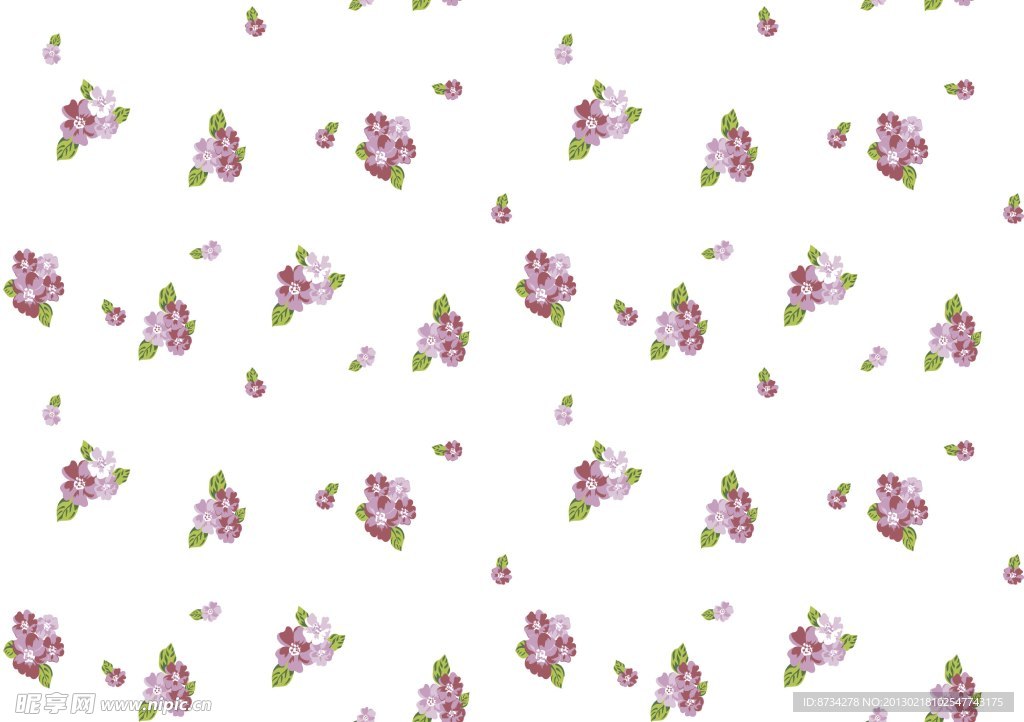 花 印花