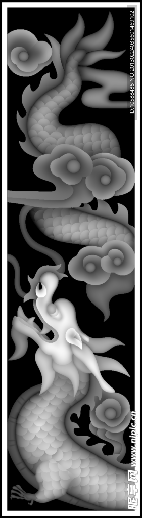 灰度圖 龍