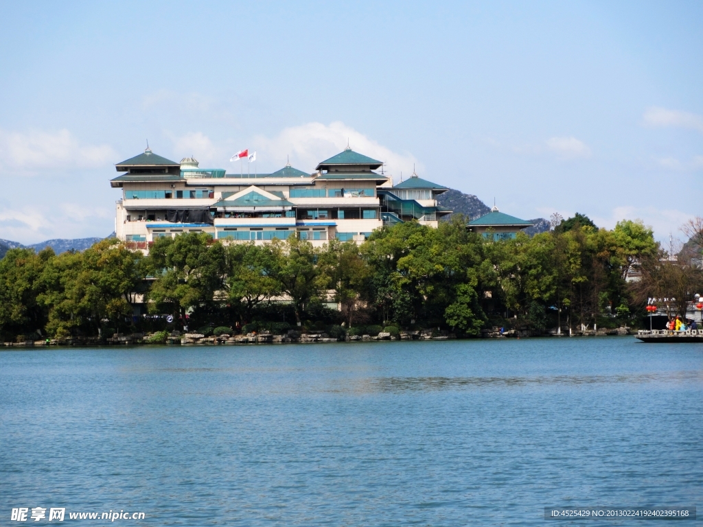 湖泊 建筑