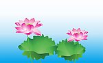 荷花 矢量荷花 風(fēng)景