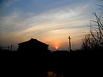 鄉村黃昏夕陽迷人