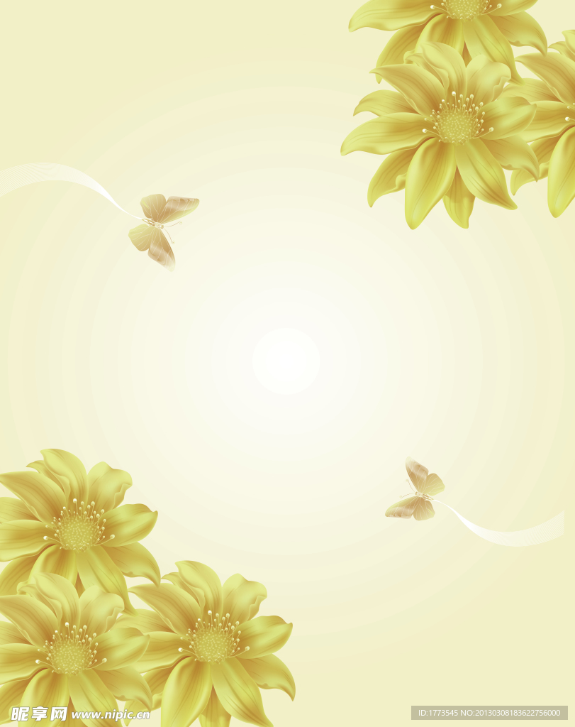 花朵移門