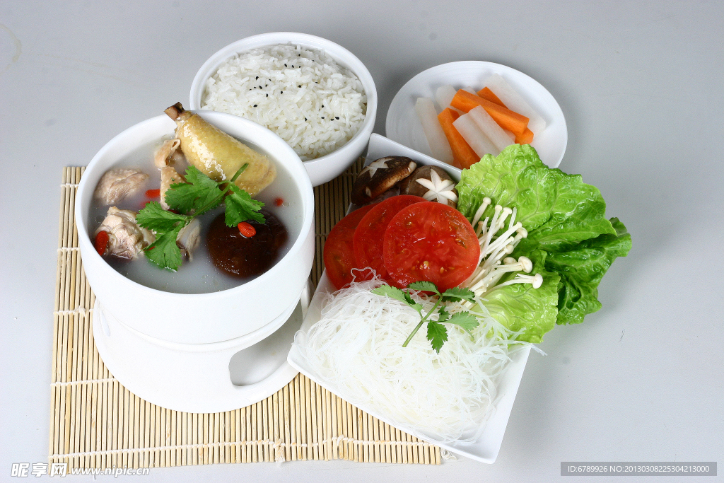 香菇土雞湯鍋
