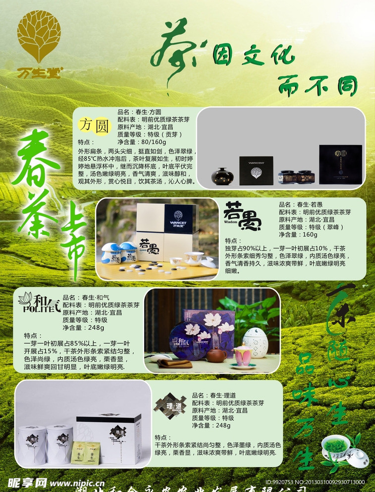 茶園宣傳頁