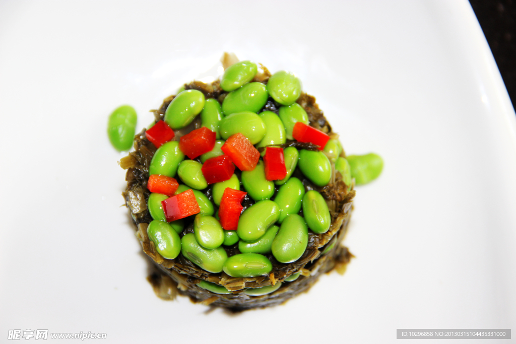 雪菜毛豆米